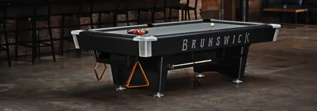Brunswick pool table showroom