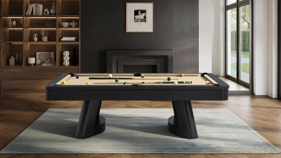 Luxury pool table showroom in Florida