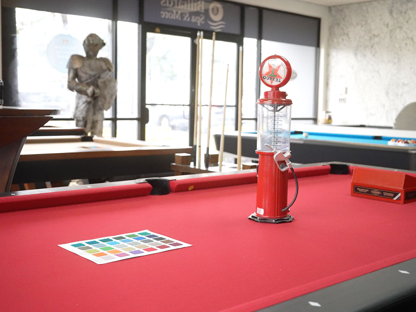 Pool tables display floor