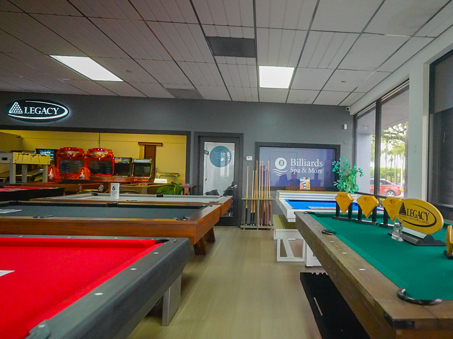 Game room furniture and tables